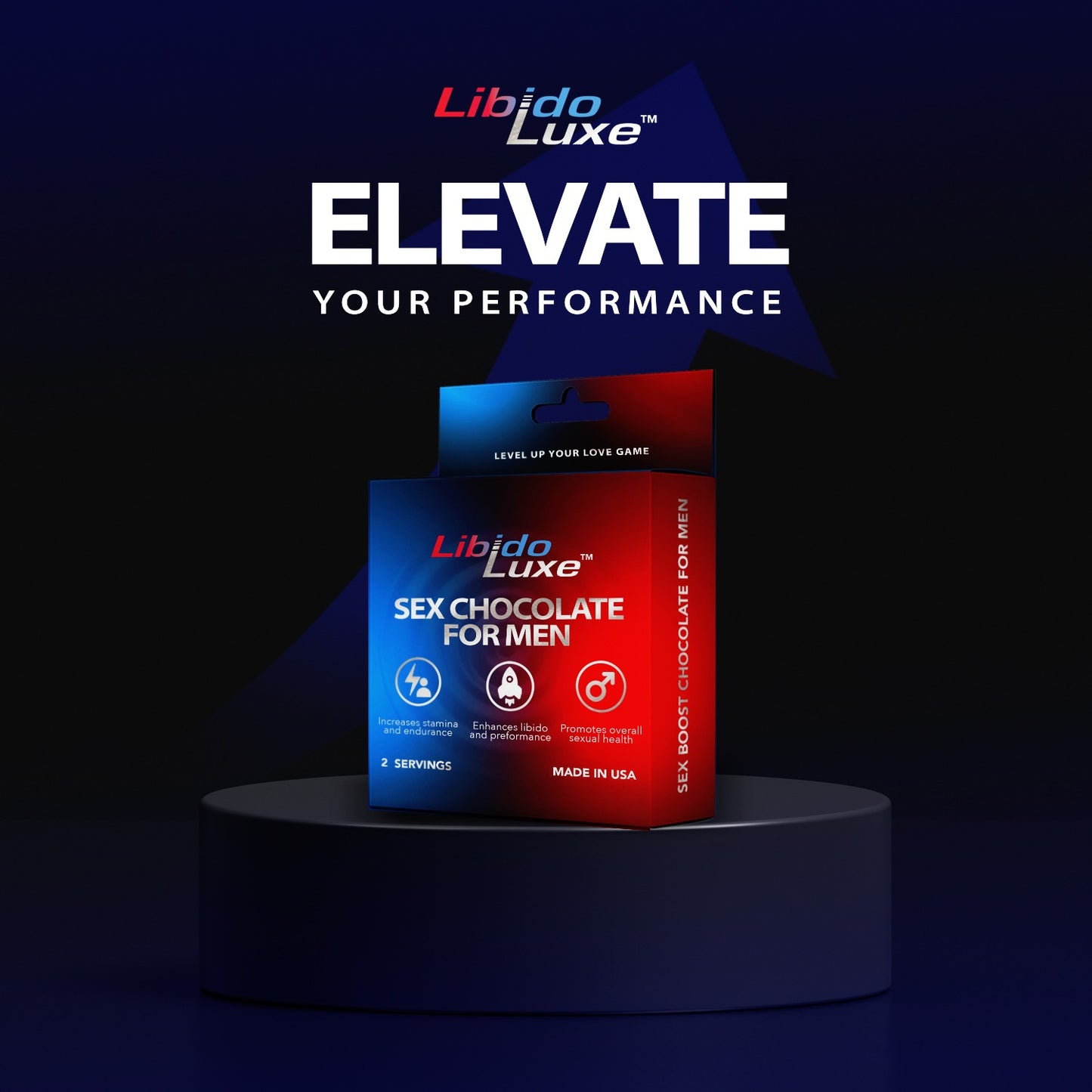 Libido Luxe - Libido Enhancement Chocolate for Men (2 Servings)
